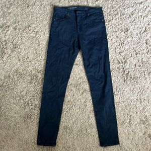 Ag Farrah high rise skinny ankle navy pants